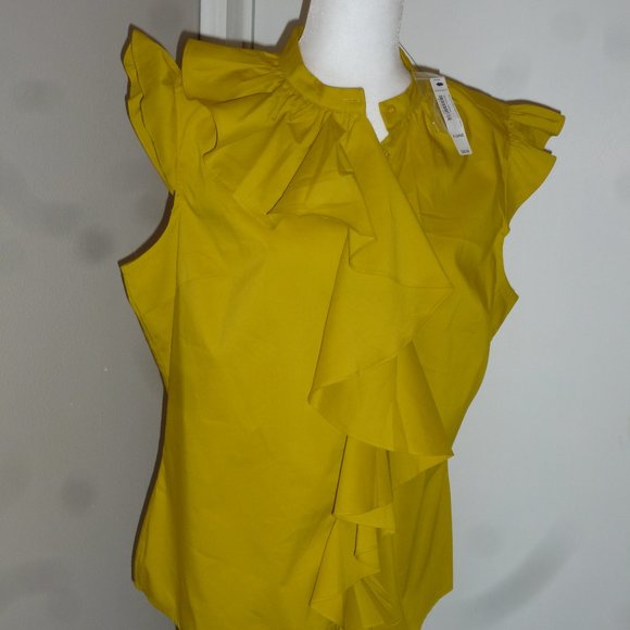 Summer Gorgeous ruffled stretch blouse fitted - Picture 2 of 9